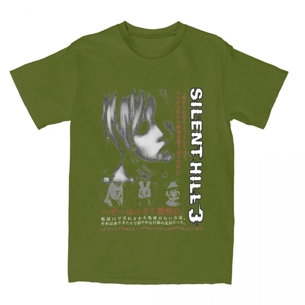 Новинка Хоррор Игра Silent Hill 3 Футболка Мужская Женская Футболка Heather Mason Футболка Летняя Одежда