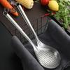 Widely Used Spoon Skimmer Rustproof Durable Kitchen Spoon Skimmer Strainer Ladle Cooking Tool