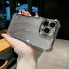 Роскошный гальванизированный градиентный блестящий чехол для телефона для iPhone 16 Pro Max 15 14 13 12 11 Plus X XR XS Мягкий противоударный бампер