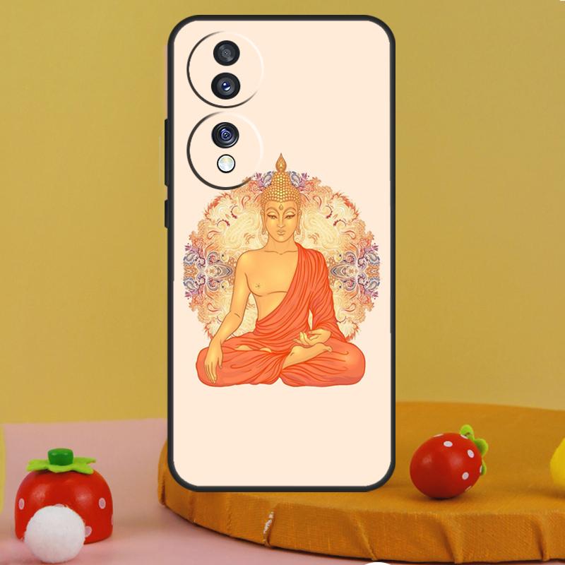 Психоделический Чехол с Буддой Гаутамой для Honor 200 Pro X9c X9a X8a X7a X6a X7 X8 X9 X8b X9b Magic 5 6 50 70 90 Lite