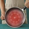 Прочные сковороды из нержавеющей стали с длинной ручкой и антипригарным покрытием для приготовления стейков, сковорода-вок с сотами для индукционной плиты, газовой плиты