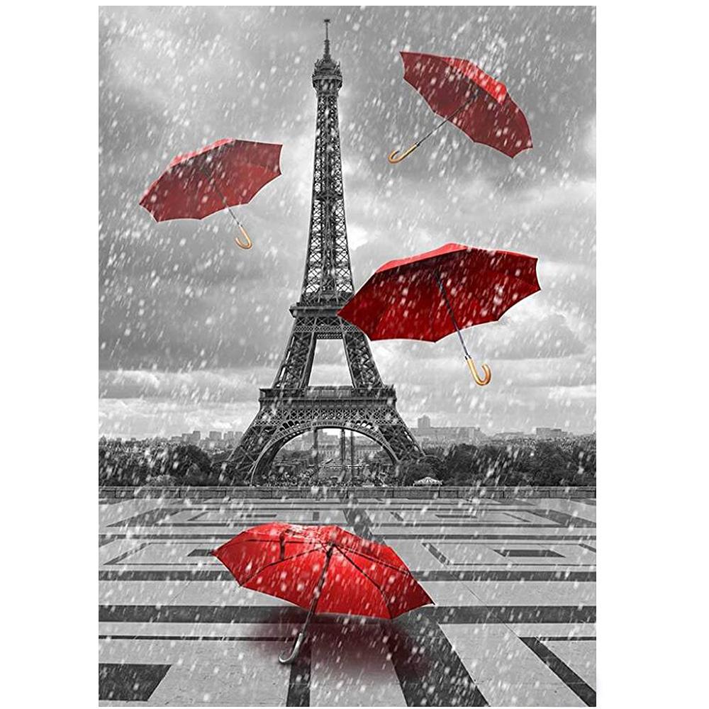 5D алмазная живопись «сделай сам» животное архитектурный пейзаж ручная работа полная вышивка стразами мозаичный узор украшение дома подарок