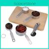 Piece Modern 4 Set Of Stylish Stainless Steel Measuring Cups And Spoons For Baking Enthusiasts