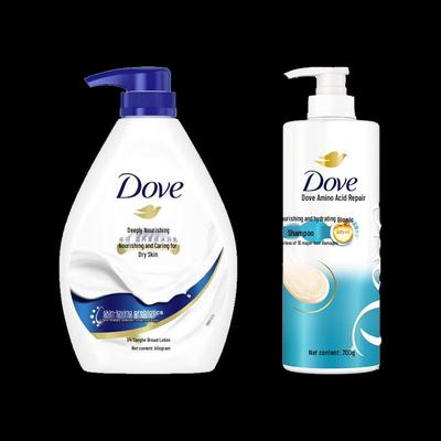 Набор: Гель для душа Dove Глубокое питание и Увлажняющий шампунь