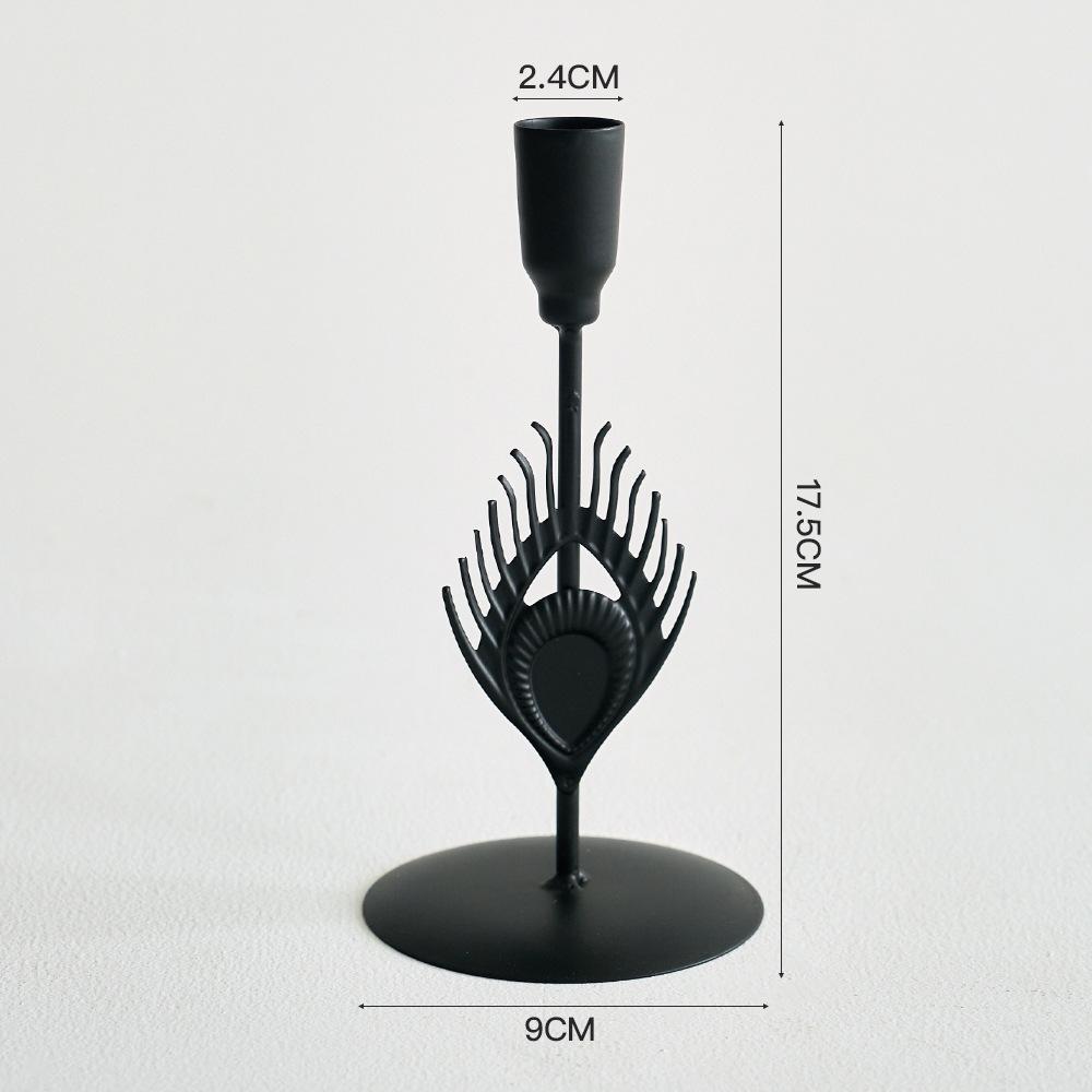 Дом Легкая Роскошь Ретро Реквизит для Романтического Ужина при Свечах Украшение для Романтического Стола Подсвечники Украшения
