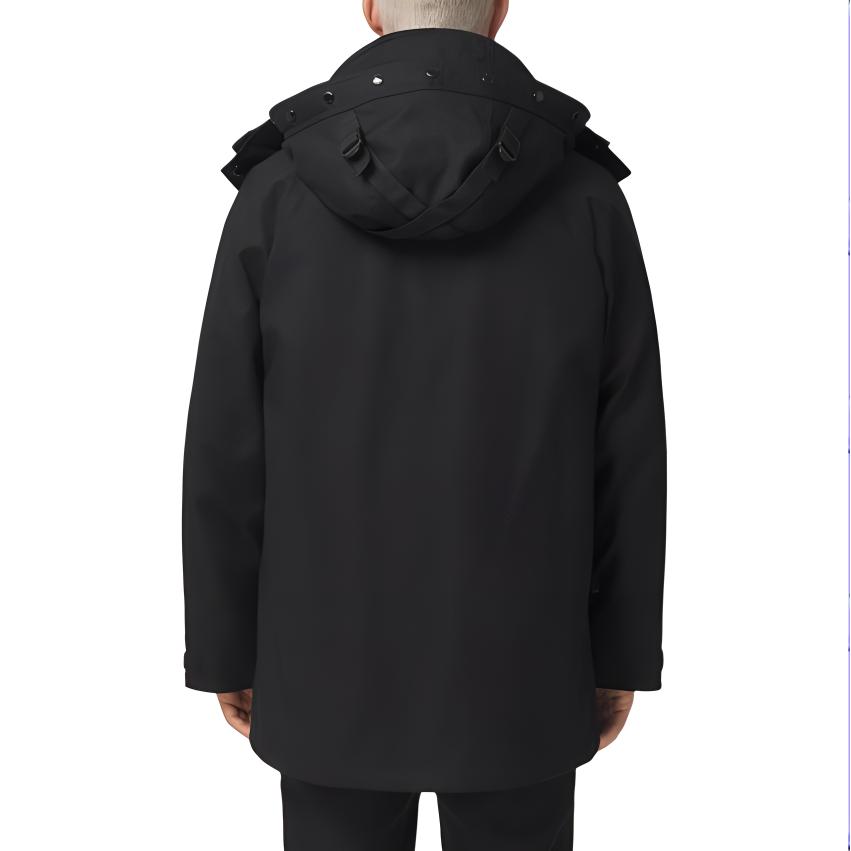 Burberry Coats Men's Black Moderate 80458691