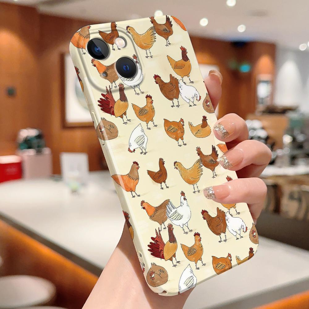 Модный чехол для смартфона Samsung Galaxy A52 iPhone 11 13 15 Xiaomi Redmi VIVO OPPO Realme Huawei Infinix Противоударный Ультратонкий Жесткий Чехол