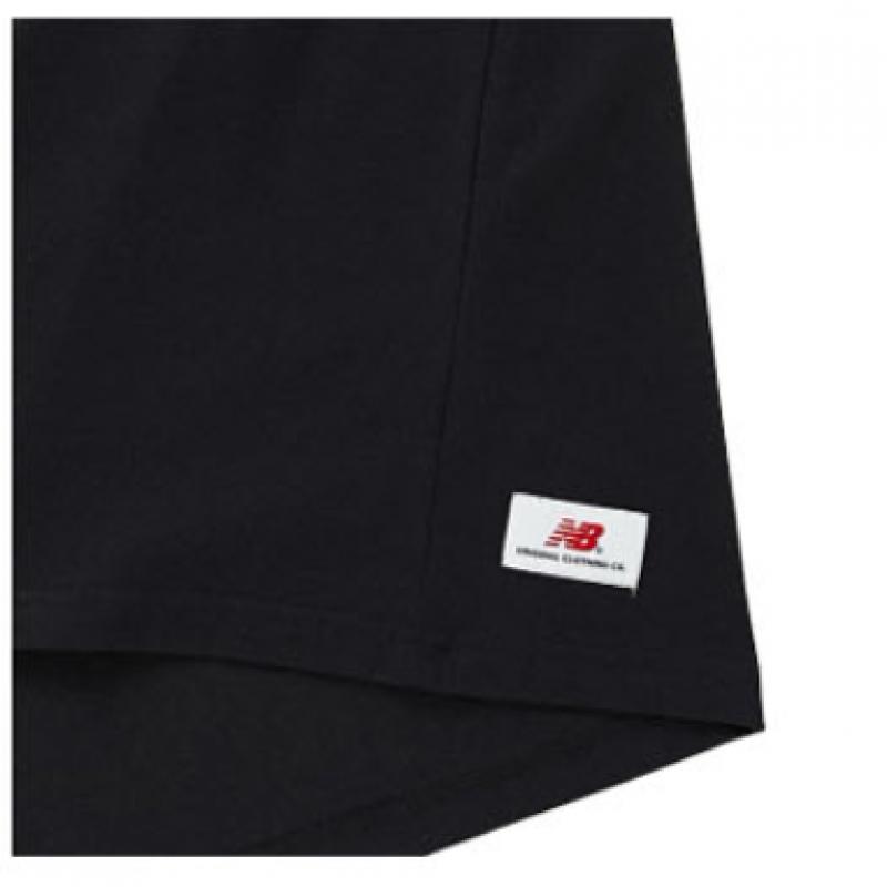 New Balance Футболка Half Club Nbned32743 Bk Nbsc с большой графикой, унисекс, с коротким рукавом