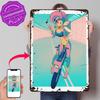 The Motocompo Poster Retro D Printed Metal Signs Customized Wall Hanging Gift for Gaming Room Decoration Items Wand Deko House