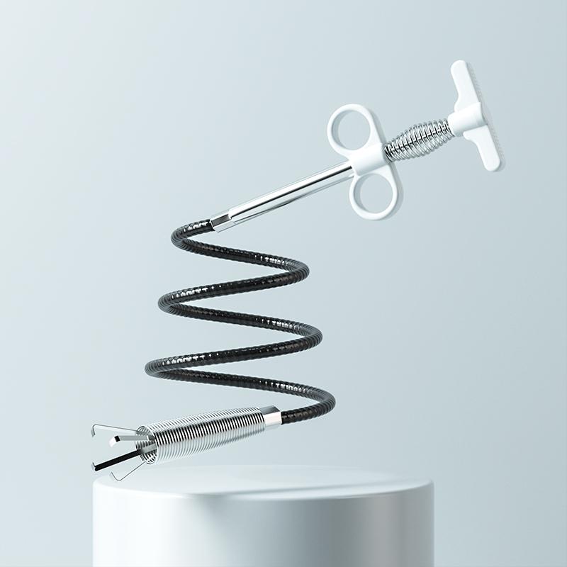 Sewer Pipe Dredging Extractor Flexible Grabber Claw Reacher Tool Drain Clog Remover Cleaning Tool For Sewer Sink Toilet