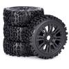 4pcs 121*43mm 1/8 RC Car Off-Road Buggy Tire 17mm Hex for ARRMA Typhon Talion Traxxas Redcat Team Losi Kyosho HPI HSP VRX