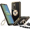 Protective Case - BOOLING - for Samsung Galaxy A05s - Shockproof Silicone - with Lanyard - Heart Pattern