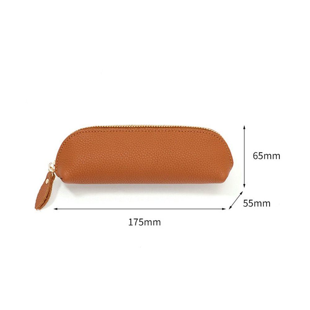 Simple Pen Bag Retro Style Pen Sleeve Portable Glasses Case For Kids