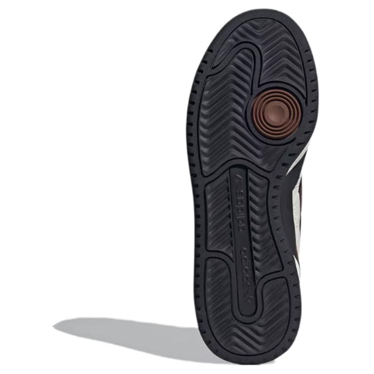 Adidas Forum Puffed Off White Dark Brown Black Мужские кроссовки Core-Black JS3160