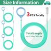 3 pcs Auto Sunroof Drain Cleaning Tool, 120 Inch Long Flexible Tube Cleaning Brush, Drain Brush Pipe Cleaners for Car Sunroof Windshield Wiper Drain