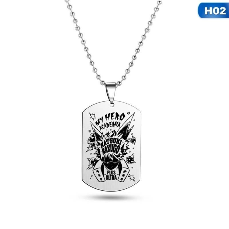 Кулон-жетон аниме из нержавеющей стали. В ассортименте