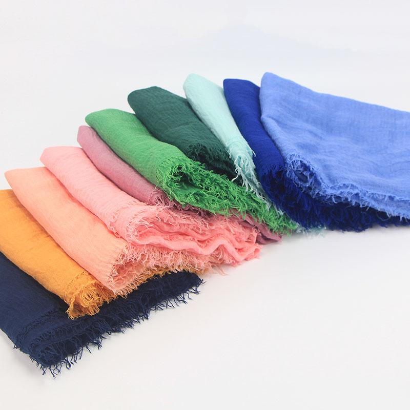 Women Cotton Autumn Wrap Shawl Scarf Spring Winter Soft Lady Hijab Wrap