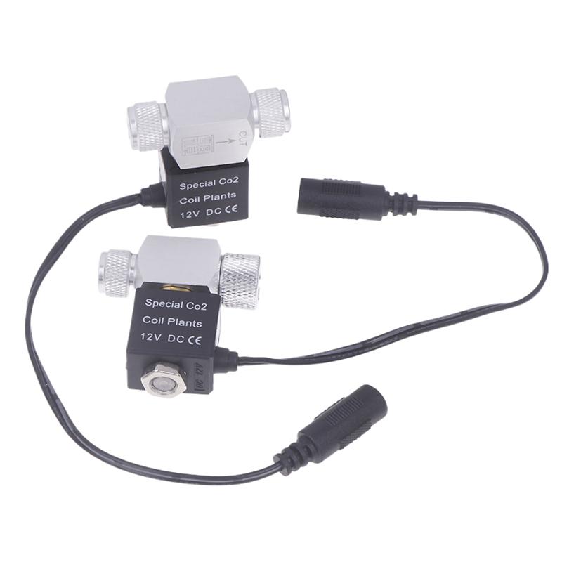 Регулятор электромагнитного клапана Co2 для аквариума 110 В-220 В Низкотемпературный Co2 Аквариум Аквариум Электрический Магнитный Клапан Eu Us Dc12V