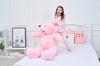 IKASA Stuffed Toy Giant Bear Cute Animal Plush Pillow Pink 100cm