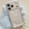 Защитный чехол с кружевным бантом для iPhone 17 Pro Max и 16, Совместимый с цепочкой, Совместимый с 15 Pro Max