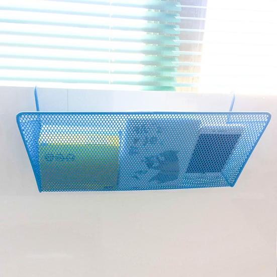 Металлическая сетка, прикроватная подвесная корзина для общежития, проволочная полка для книжного шкафа, двухъярусный органайзер