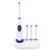 Battery Electric Toothbrush Travel Electronic Whitening Cleaning Tooth Oral Care Blue
