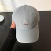 Korean Solid Color Baseball Hat for Women Summer Fashion Letter Adjustable Sunshade Peaked Cap Girls Casual Outdoor Sports Hat