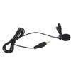 3.5mm Jack Mini Wired Clip On Lapel Hands Free Condenser Microphone Mic for Recording Speeches