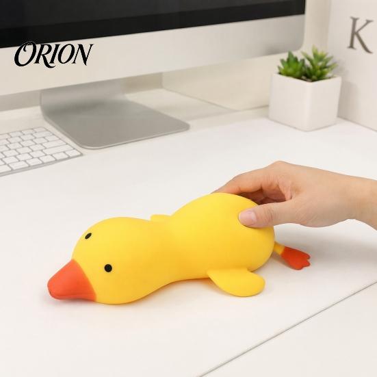 Игрушка для снятия тревожности в виде утки, 1/2 шт., Гигантская желтая сжимаемая игрушка, Форма, Мягкий шарик для снятия стресса, Сенсорная, Эластичная, Сельскохозяйственное животное, Расслабление