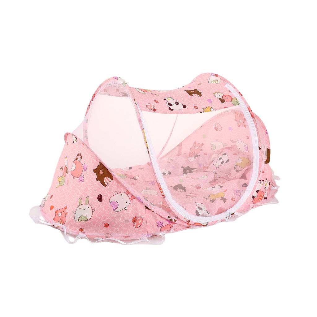 Комплект детской кроватки с москитной сеткой, спальным ковриком и подушкой (0-3 года)