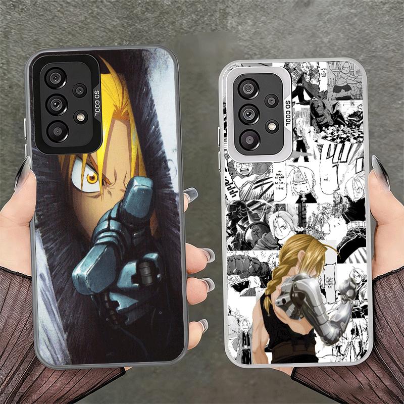 F-ullmetal A-Alchemist Аниме Ударопрочный Чехол для Телефона для Samsung A17 A16 A15 A14 A37 A57 A36 A56 A26 A35 A55 A25 A34 A54 A24 A13 A