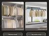 Adjustable Stainless Steel Retractable Clothes Drying Rod - Strong, No-Punch Support for Home Wardrobe