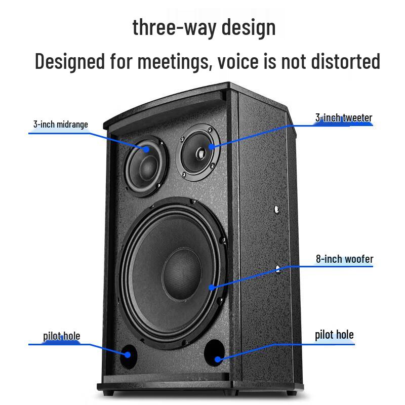 SAST K5V Dual 8-inch Conference Speaker System (CN version)