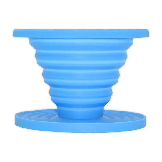 Collapsible Coffee Filter Funnel Heat Resistant Silicone Coffee Funnel Portable Coffee Brewing Tools