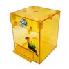 Bird Cage Hanging Bird Bath Parrot Bath Box with Clear View for Pet Brids Canary