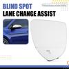 Left Side Mirror, White, Glass+ABS, Model 5G0857521M, 1 pc.