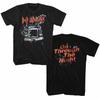 Def Leppard On Through The Night Truck Black Adult T-Shirt