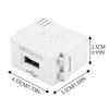 Панель для зарядки мобильного телефона, модуль питания USB, розетка 220 В, трансформатор 5 В, 2,1 А, адаптер для переключения розетки USB