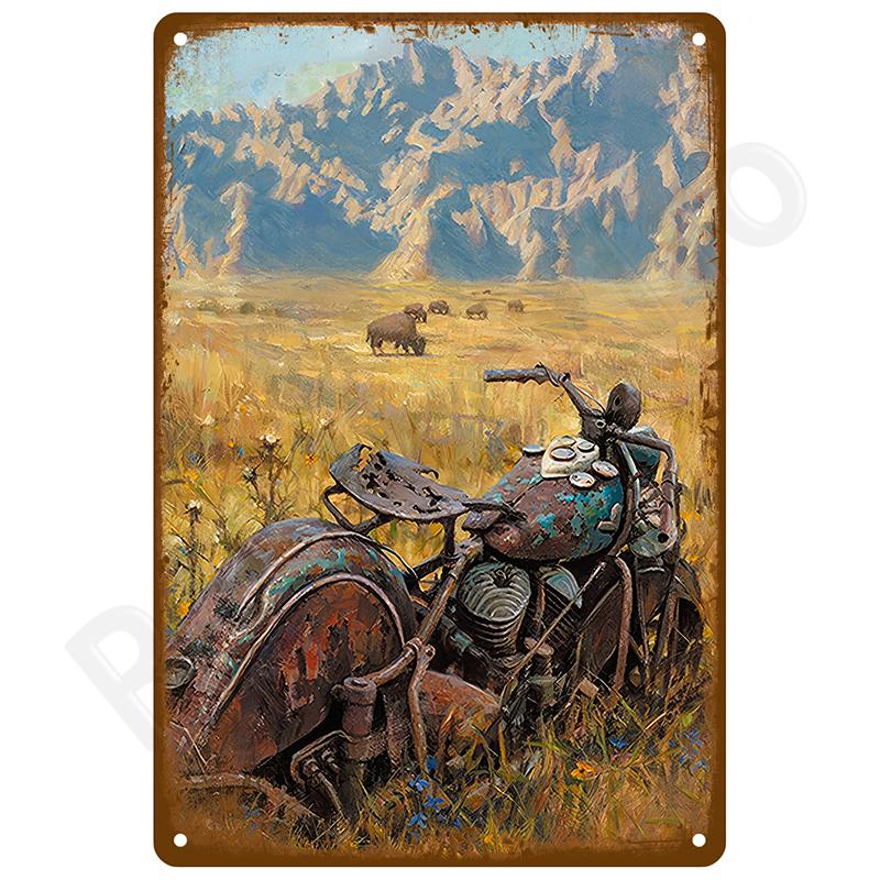 Retro Wall Art Tin Sign Interior Outdoor Aesthetic Room Vintage Home Decor Items Decoration Luxury Metal Sign Poster Plates Bar