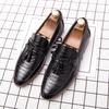 Brand Fashion Formal Shoes Bullock Business Office Shoes Men Italy Luxury Big Size Dress Shoes Men Casual Loafers Party Flats