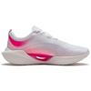 Li-Ning Суперлегкие 19 светоотражающие легкие амортизирующие нескользящие кроссовки для бега женские кроссовки белые розовые ARBS002-5