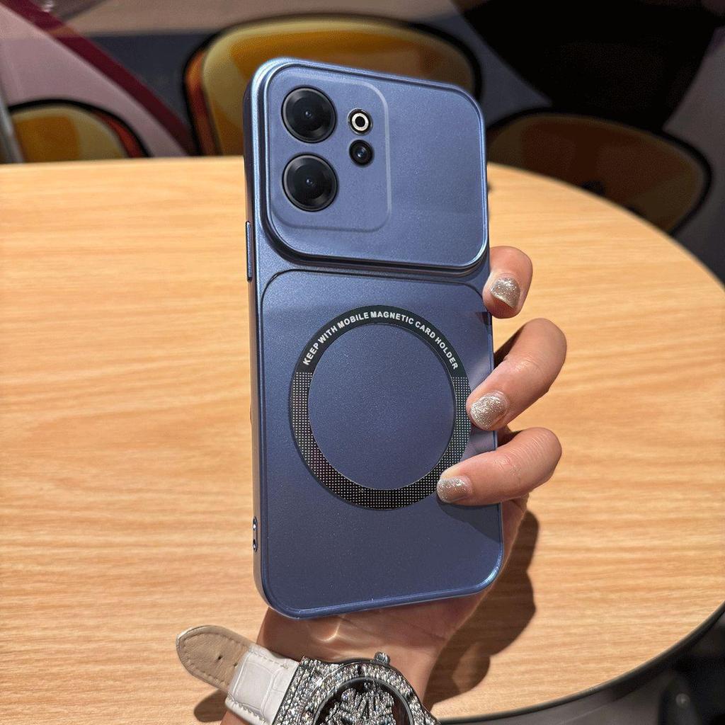 Магнитный чехол из ТПУ с металлическим покрытием для OPPO Reno15 Pro 5G, Reno15 F 5G, ударопрочный, матовый, мягкий чехол