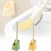 Long Handle Duckbill Toilet Brush Soft Bristles For Deep Cleaning No Dead Ends
