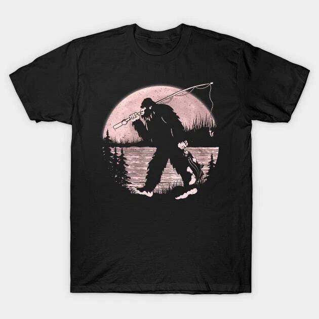 Bigfoot Fishing Made in Australia T-Shirt
