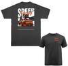 Спортивная футболка с принтом Speed Racing Imported Tuned Custom JDM