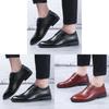 Leather Mens Business Casual Shoes With Breathable Eva Insole For Work And Travel