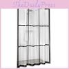 Прозрачный узор Клетчатая Занавеска для ванной Водонепроницаемый Разделитель