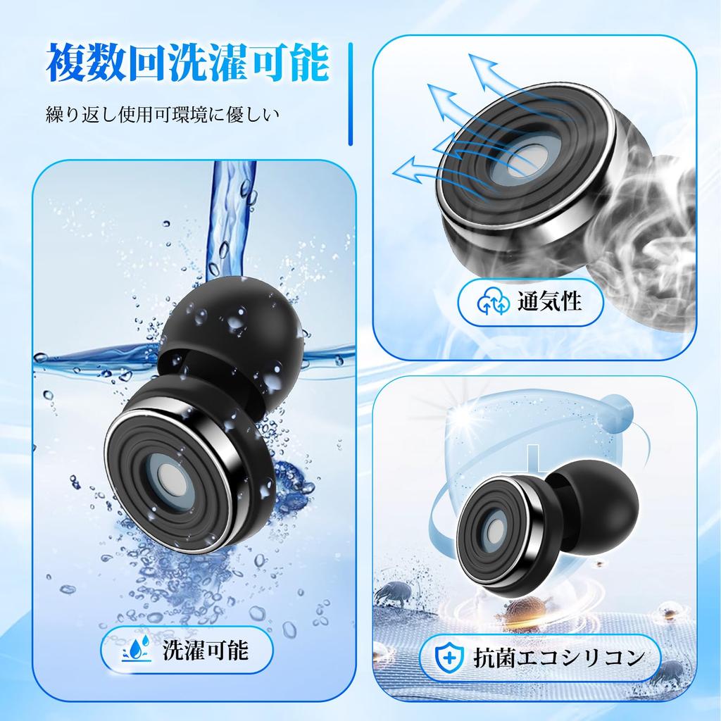 Earplugs New Model Recommended by Sleep Earplugs for Complete Sound Sleep Good Noise Hearing Noise 35dB Made of Storage Case Included Sizes 1 [2025