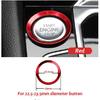 Для VW Golf 7 MK7 VII GTI R Jetta CC Arteon Passat B8 Touareg T-roc Tiguan Кольцо кнопки Start-Stop двигателя автомобиля Накладка на крышку зажигания