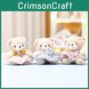 Teddy Cute Bear Plush Stuffed Animal With Pp Cotton Fill Keychain Gift Girls For